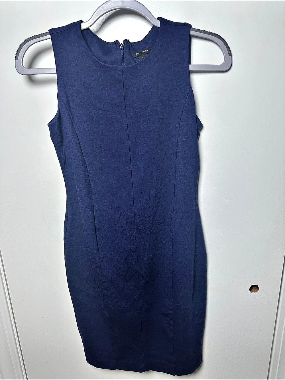 Ann Taylor Sleeveless Mini Dress in Blue (55)